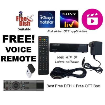 Mukund from Maharashtra bought Best 2in1 Free DTH Hybrid Box with Waves OTT, FREE Voice Remote