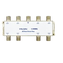 8 Way TV STB splitter Frequency Range 5-2400 MHz