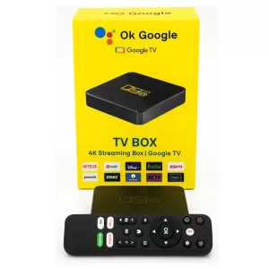 D9 Pro 4K Streaming Android TV Box with Voice Remote