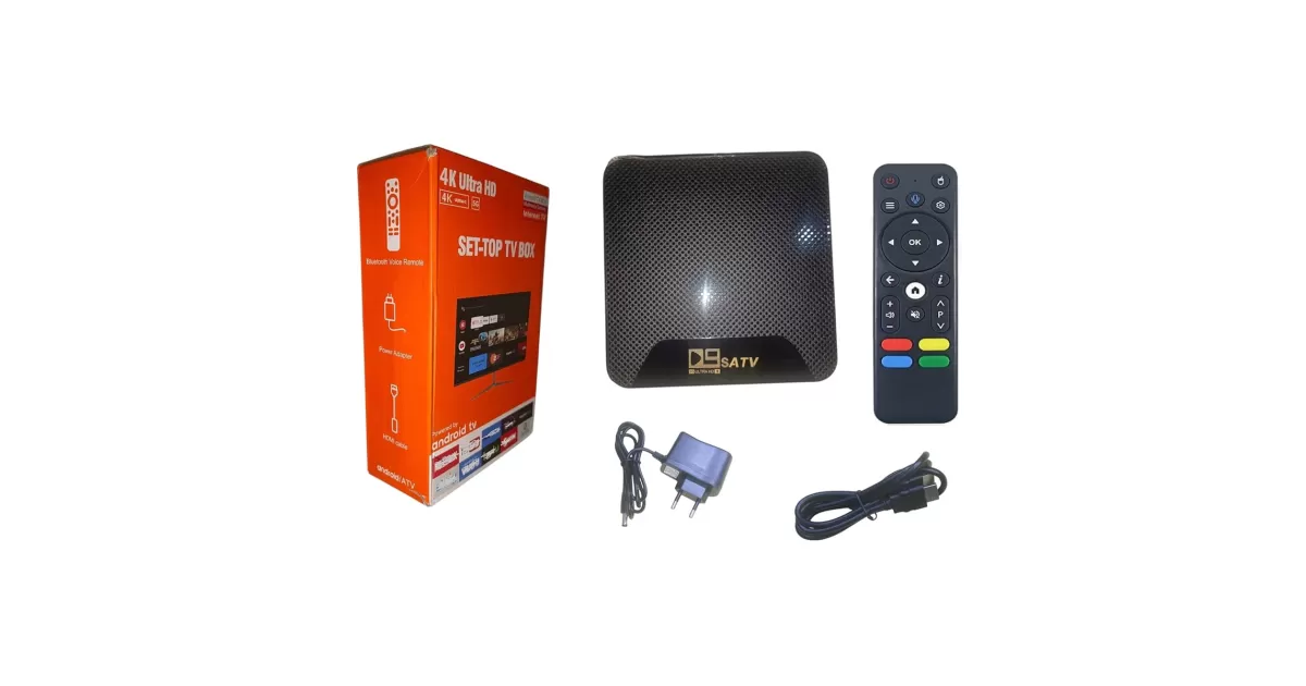 Android TV Box D9 SATV – 4K Ultra HD Smart Streaming Media Player ...