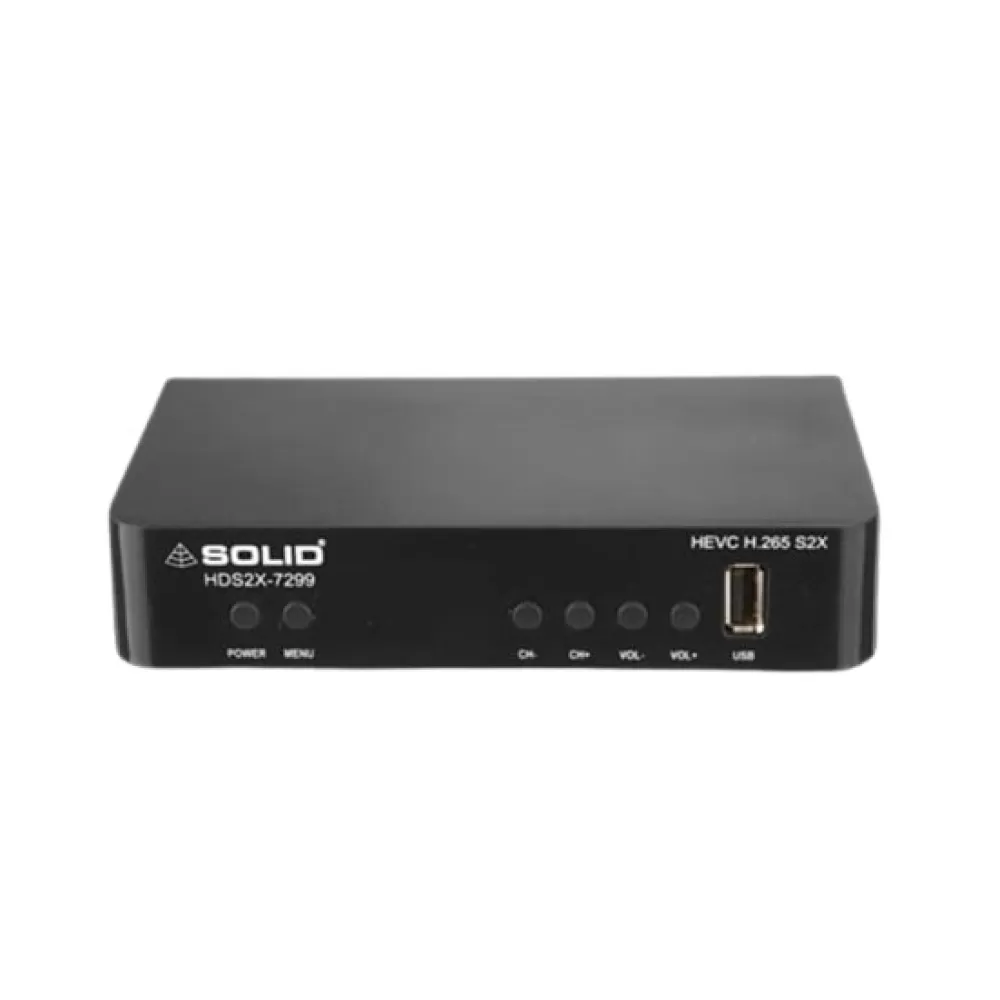 SOLID 7299 HEVC 8-bit H.265 free-to-air MPEG-4 HD Set-top Box with Free Wifi Dongle (Supports FTA Player App)