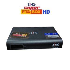 Zing Super FTA Box HD 300+ FTA Channels for 4 Years with FREE HDMI Cable