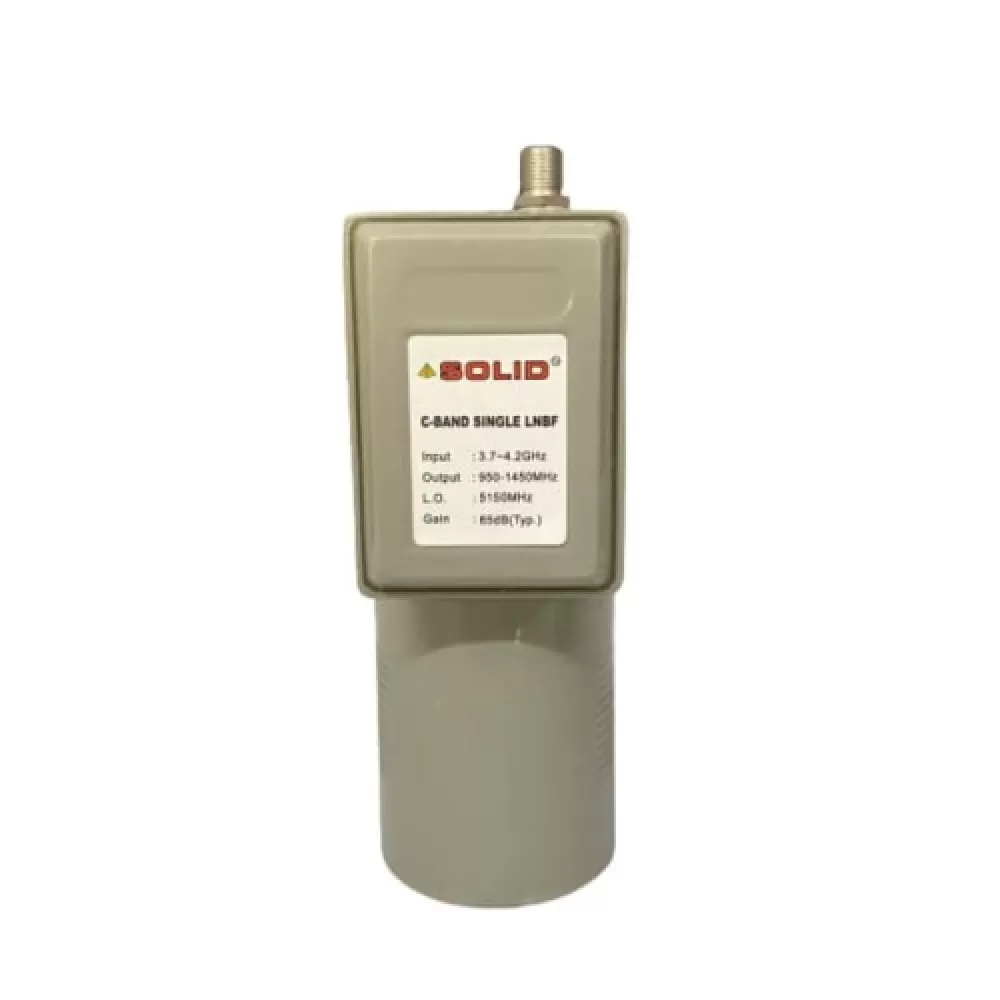 10K C-Band 65dB Dual Pol and Single Out LNBF without Feed horn