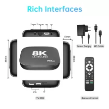 i96 Smart 8K Ultra HD Android TV Box S – Ultimate Entertainment Hub i96 Smart 8K Ultra HD Android TV Box S – Ultimate Entertainment Hub