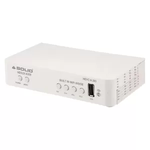 SOLID 6309 Free-to-Air, H.265, MPEG-4, HD Set-Top Box, Suitable for DD Free dish