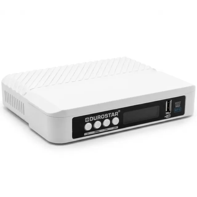 Lifetime FREE Duro Star 9063, MPEG-4, HD FTA Set-Top Box with USB Recording and Play