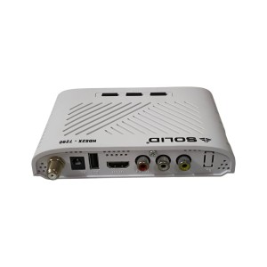 SOLID 7290 S2X, HEVC 8bits H.265 Free-To-Air Set-Top Box with built-in Wi-Fi