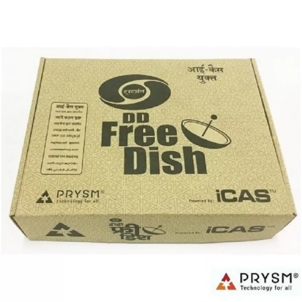 z DD Free Dish i-CAS enabled MPEG-4 SD Set-Top Box (Approved by Prasar Bharati)