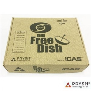 z DD Free Dish i-CAS enabled MPEG-4 SD Set-Top Box (Approved by Prasar Bharati)