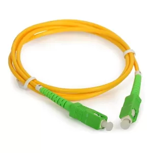Simplex Single Mode SC to SC Optical Fiber Patch Cord Cable - 3 Meters