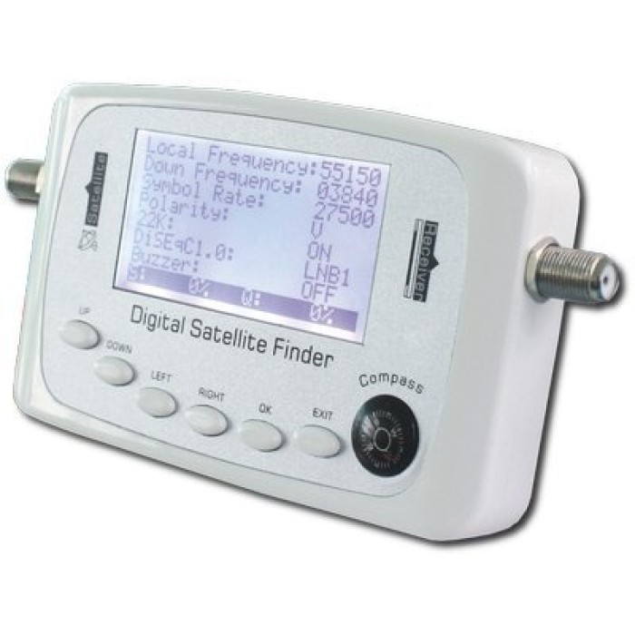 Buy Cash On Delhivery SF-500 Digital Satellite Finder signal meter Sat Dish  Finder Low Price and fast Delhivery