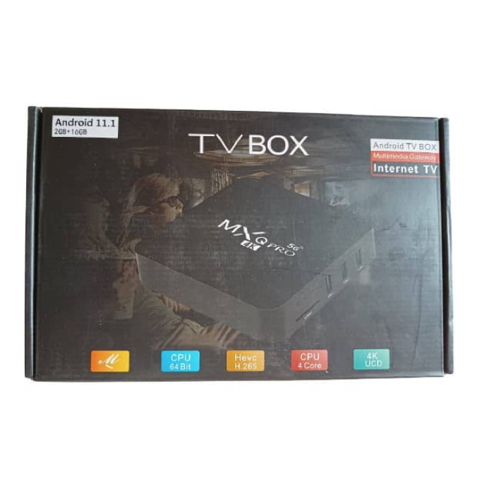 Offer at Rs.1549 - MXQ Pro 5G 4K Android 10 / 2GB/16GB Smart TV