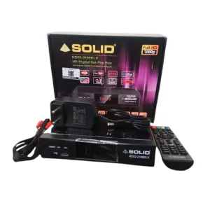 SOLID 2100DLX DVB-S2 HD Montage Chip FTA Set-Top Box with DLNA and SATiP