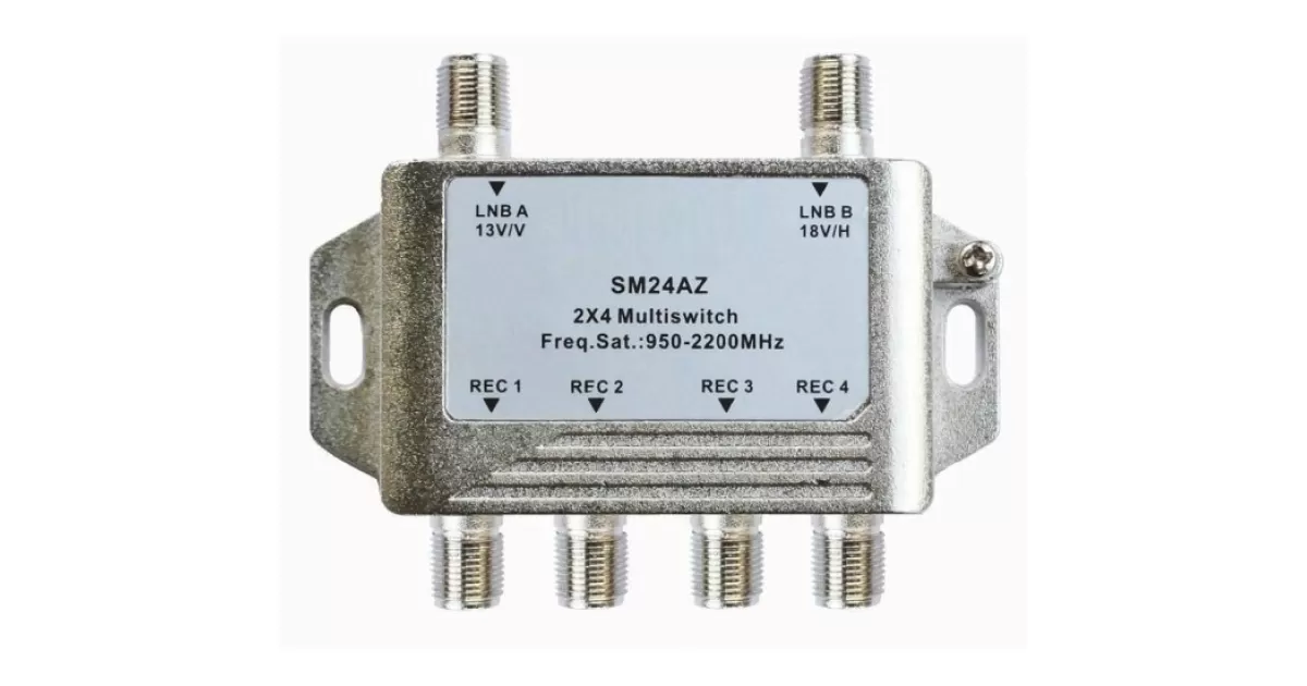 Multitrack Switch Multi Switch 2 LNB Input - 4 Receiver Output - CATVIndia.com