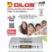 Dilos MPEG-2 Digital FREE TV Set-Top Box with FREE LNB