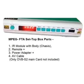 MPEG-4 FTA Set-Top Box IR Module with Remote